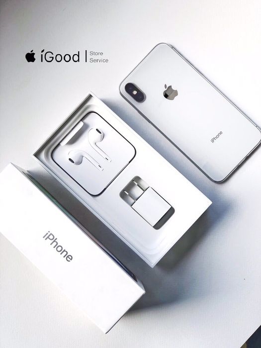 iPhone X silver/space 64/256gb. NEVERLOCK магазин iGood Луцьк,гарантія