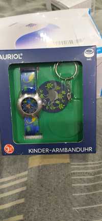 Дитячий годинник з брелоком синій AURIOL