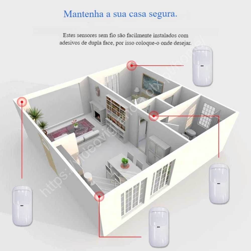 Sensor de Movimento PIR ‼️ 433MHz ‼️ Sem Fios ‼️ WiFi ‼️ Tuya