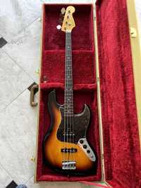 Fender JB-62 Jazz Bass Reissue MIJ 2012 Sunburst w/ case, бас гітара