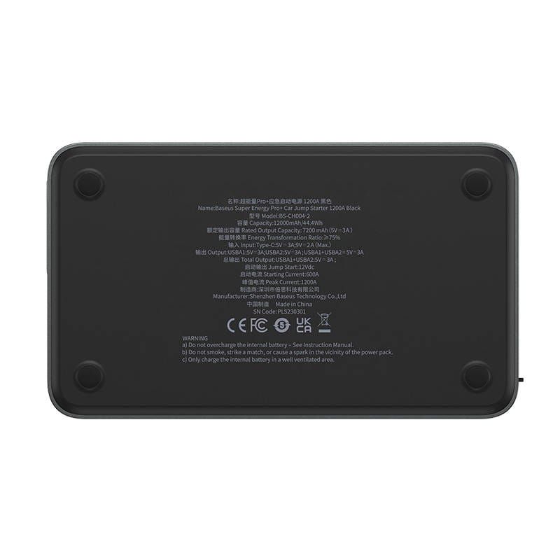 Baseus Pro+ Jump Starter Rozrusznik Do Auta 1200A 12000Mah Sklep Wawa