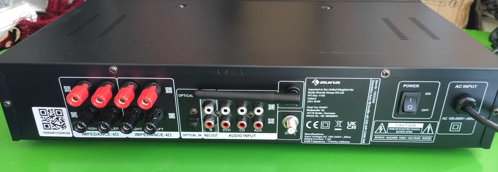 Auna HiFi стереоусилитель 4x100 Вт