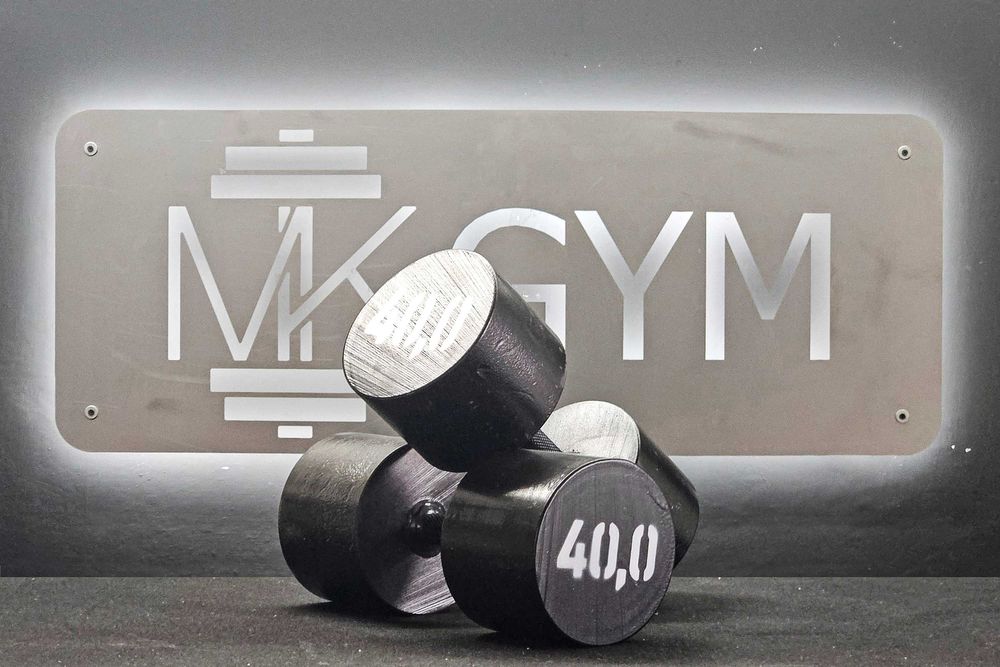 Hantle na siłownię 2x 40kg (zawiera 23% VAT)