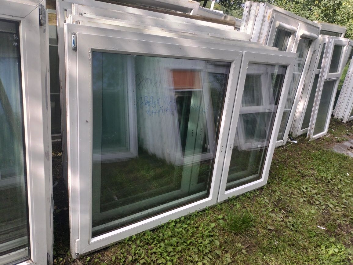Okna pcv z demontażu jedno i dwuskrzydłowe