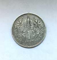 АВСТРО-ВЕНГРИЯ 1 крона, 1912, серебро