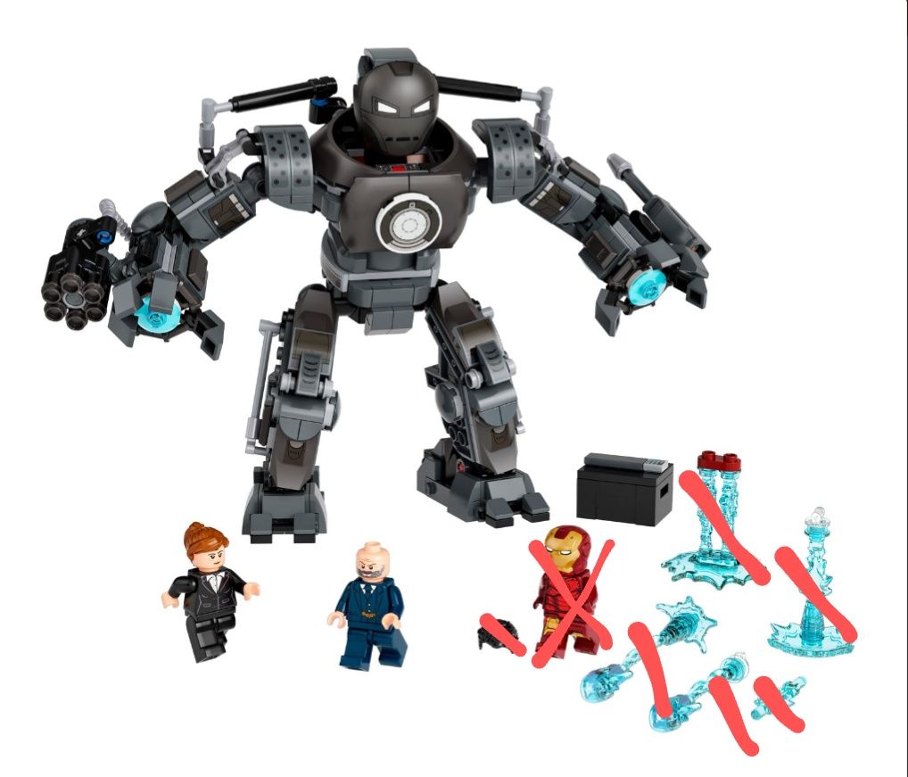 LEGO Super Heroes 76190 Zadyma z Iron Mongerem