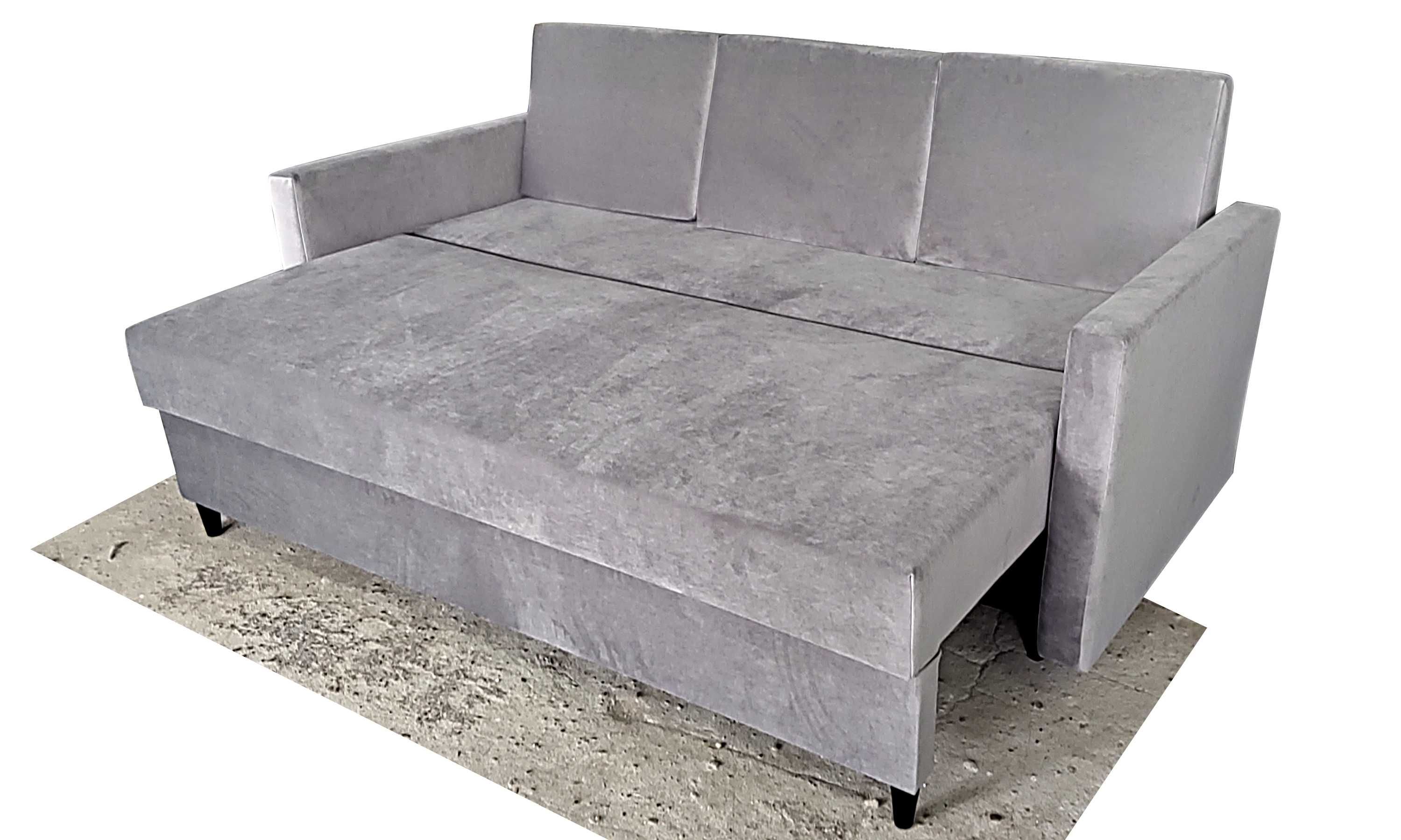 RATY sofa rozkładana łóżko 140x200 z pojemnikiem kanapa tapczan 3 os