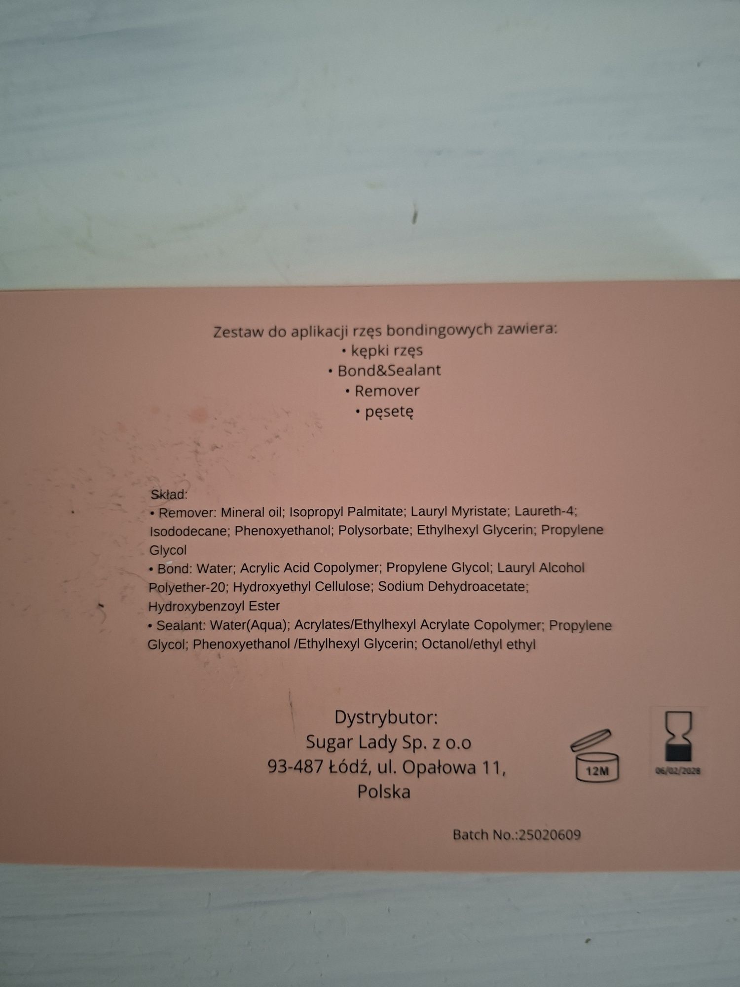 Rzęsy bondingowe plus GRATIS