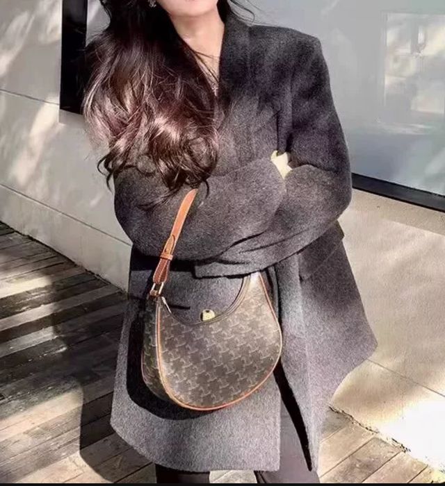 Утепленный пиджак- пальто, размер М