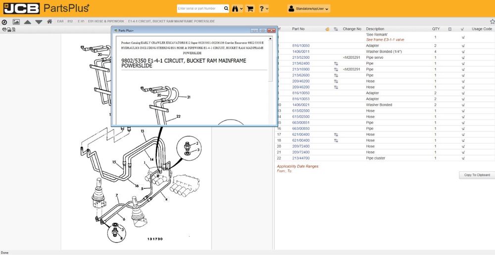 JCB Service Parts plus oraz Parts Pro LAPTOP! ZAINSTALOWANY PROGRAM