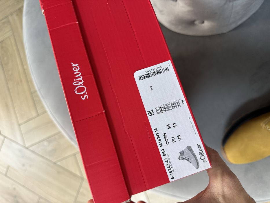 Wysokie Zimowe Trapery Męskie S.Oliver Brązowe Ocieplane Trzewiki