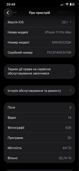 Iphone 11 pro max 64 gb neverlock