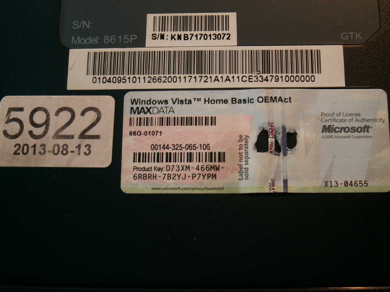 Sprawny - Zadbany - Na chodzie  -  Laptop MAXDATA ECO 4011 IW - 15"