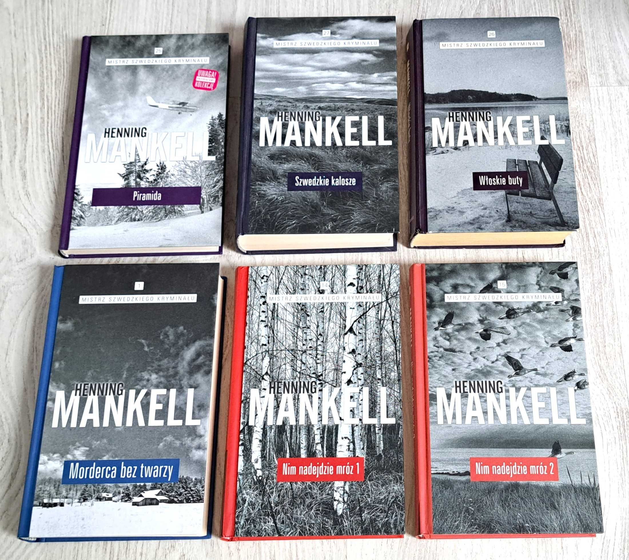 Mankell Morderca Nim nadejdzie mróz Piramida Szwedzkie kalosze Włoskie