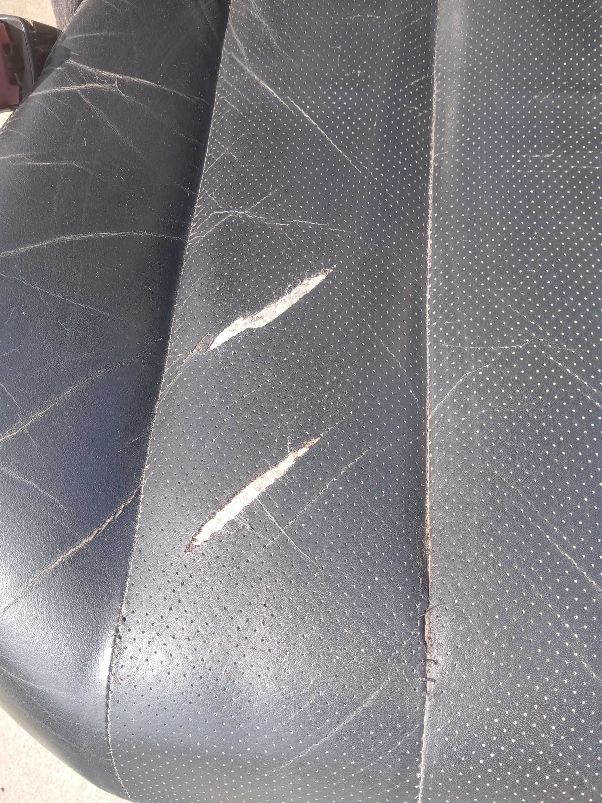 Fotel Kierowcy Lewy Mercedes SL R129 Czarna Skóra
