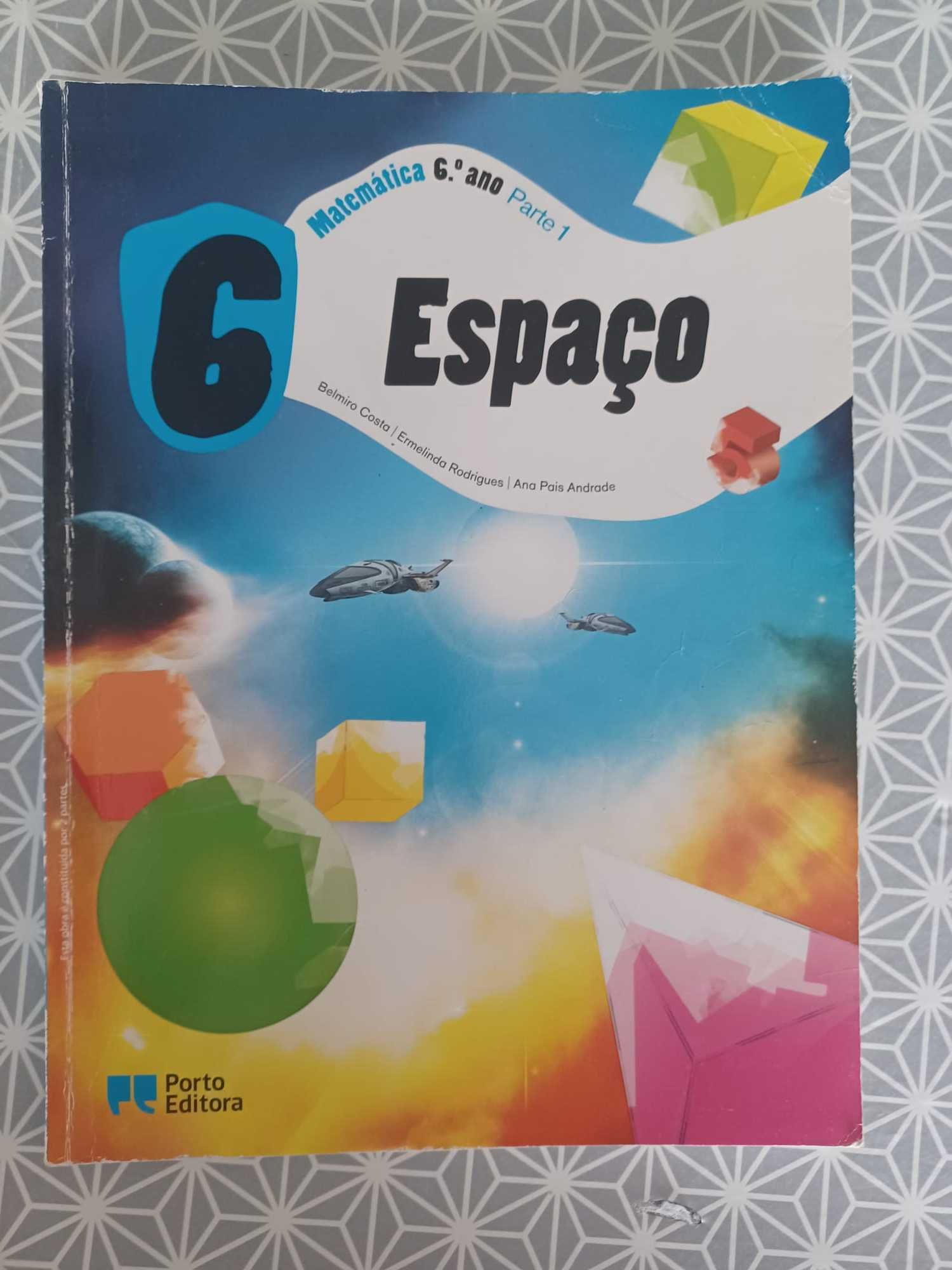 Matemática Espaço 6 Manual Vol1 e Vol2 e caderno de atividades