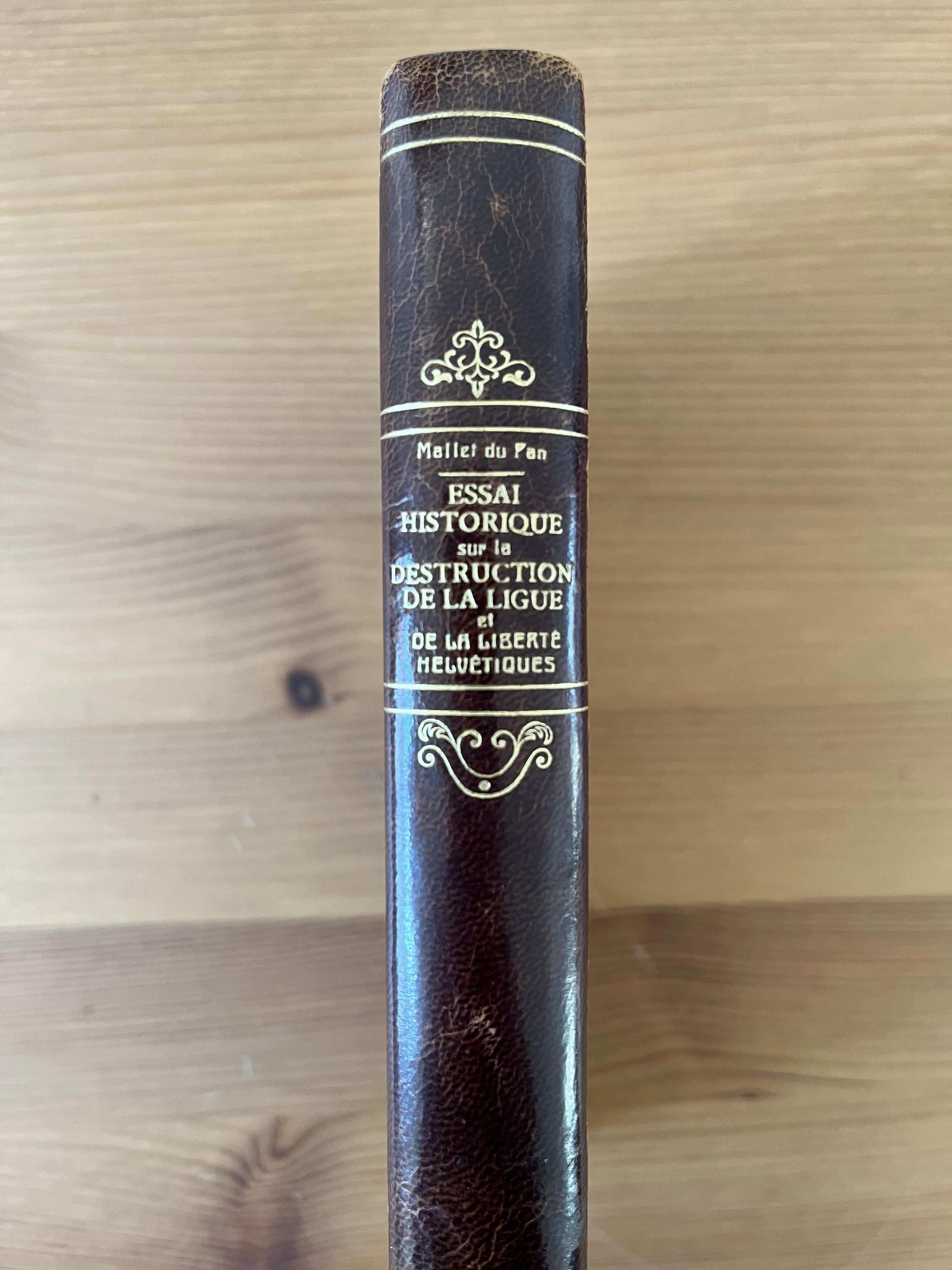 Essai Historique Sur La Destruction De La Ligue - 1798 - Mallet du Pan