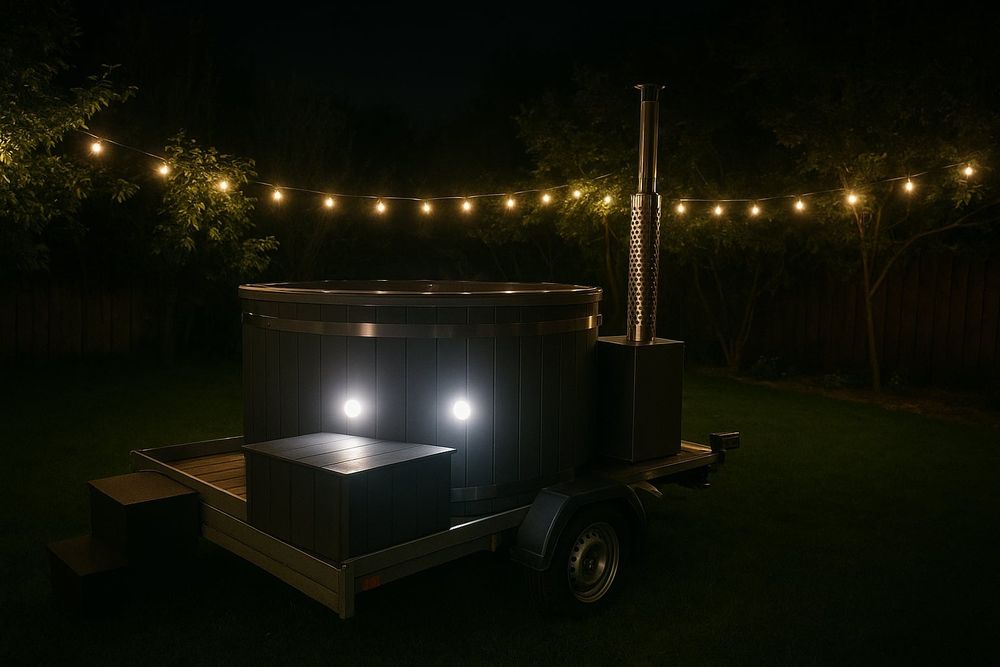 Balia Ruska Bania Jacuzzi Mobilna Sauna Wynajmij Wypożycz Mobilne Spa