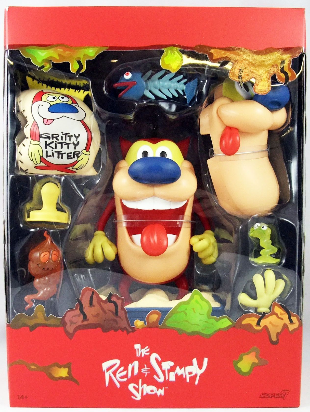 Figura Super 7 Ren and Stimpy (REN)