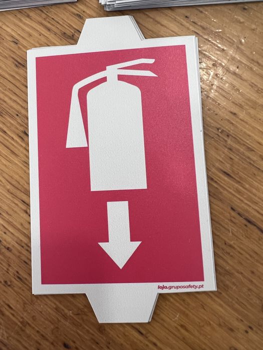 Lote 39 sinaléticas extintor - NOVO