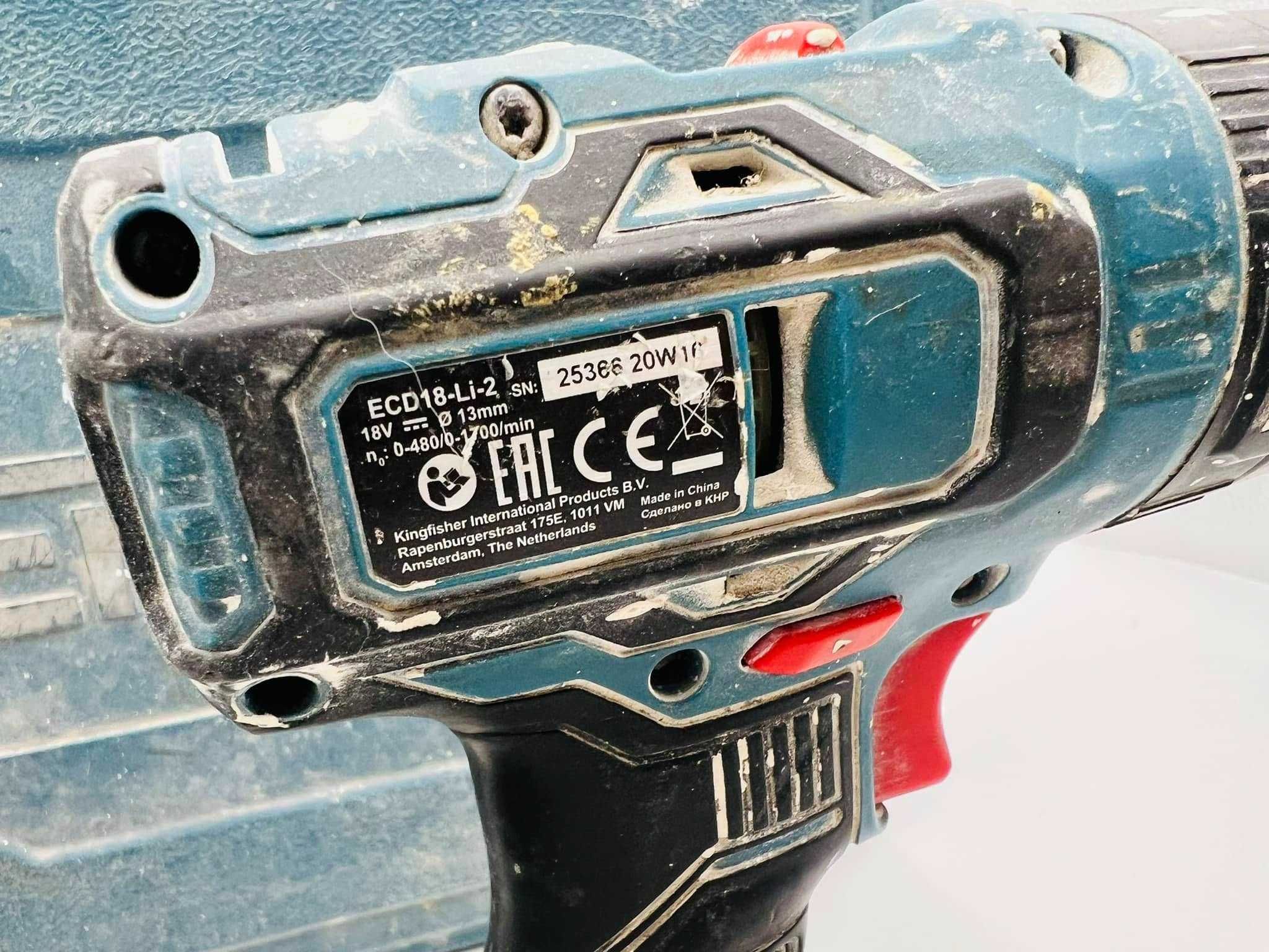 Wkrętarka Erbauer ECD18-Li-2 zestaw