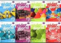 Wider world 1,2,3,4 комплект книга+зошит