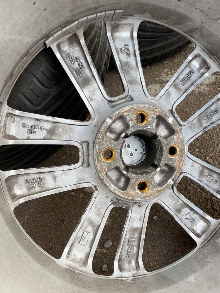 диски 4x100 R17 Opel Adam Astra Agila Karl резина 215/45 R17 Uniroyal