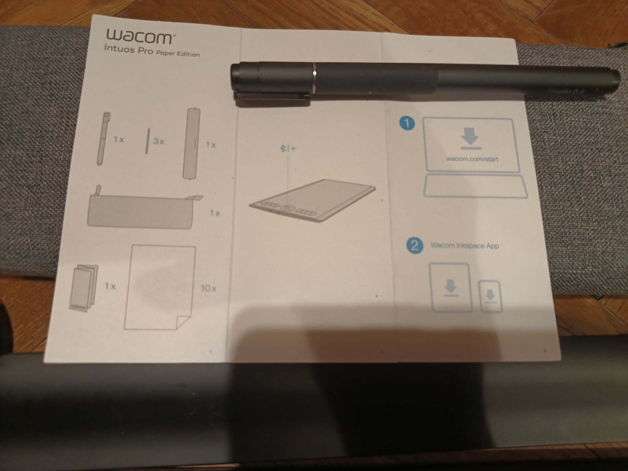 Wacom intuos pro M paper tablet graficzny stan idealny