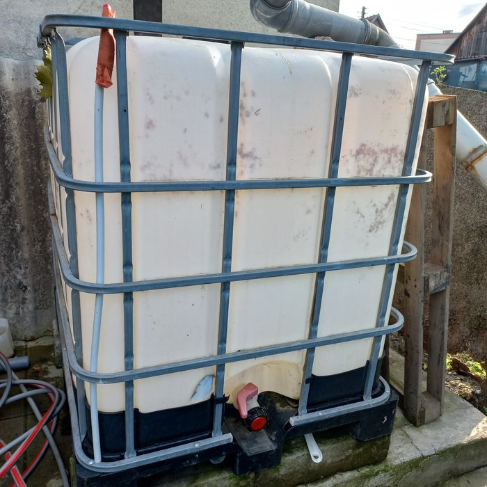 Mauzer 1000l zbiornik pojemnik na deszczówkę