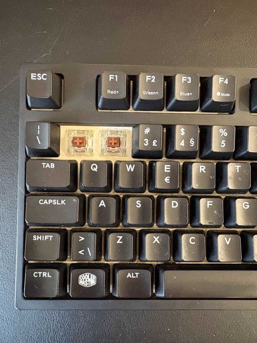 Teclado mecânico Coolermaster Masterkeys Pro S RGB