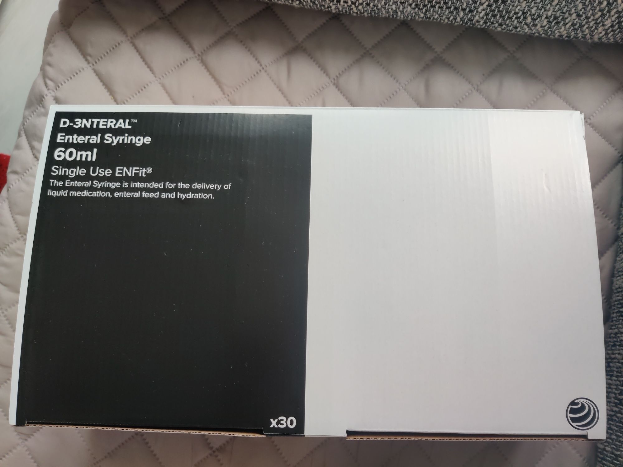 Strzykawki do Pega nowe 60 ml - 30 sztuk do żywienia enteralnego