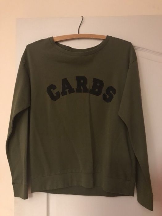 Bluza zielona H&M rozm M Carbs moro sweter