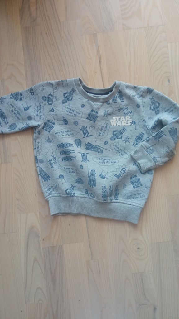 Bluza star wars Darth Vader Yoda R2D2 klony ciepła ocieplana bawełnian