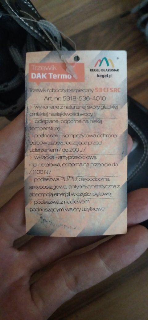 Buty robocze zimowe