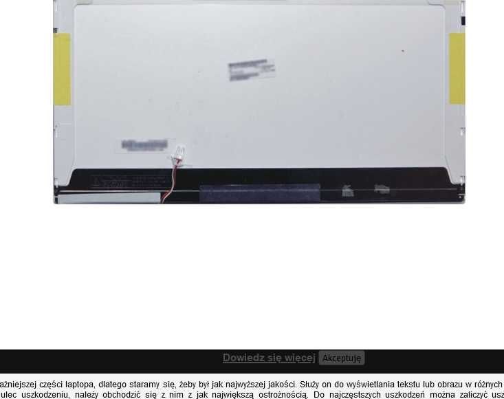 Acer ASPIRE 5720 matryca do laptopa 15,4“ 30pin - Matowa