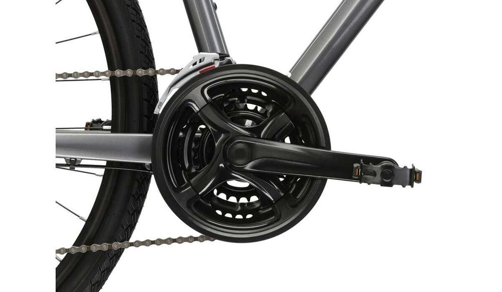 Rower Kross Evado 4.0 L-21 grafitowo-czerwony