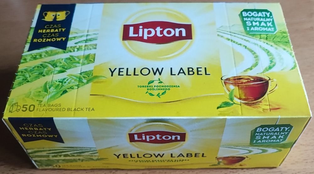 Herbata Lipton yellow label
