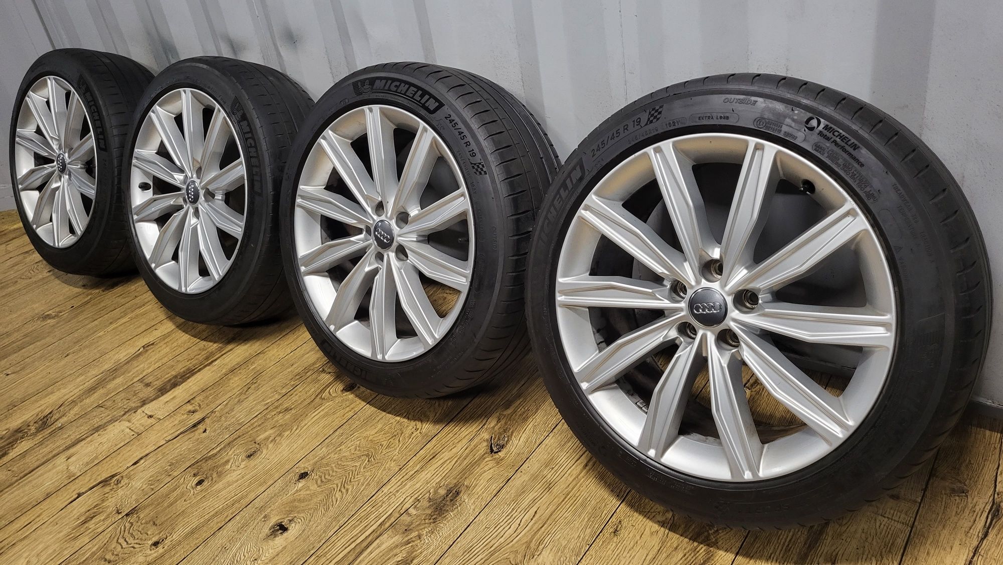 Alufelgi Audi 19" 5x112 z oponami 245/45 R19 A6 S6 C8 4K A7 A8