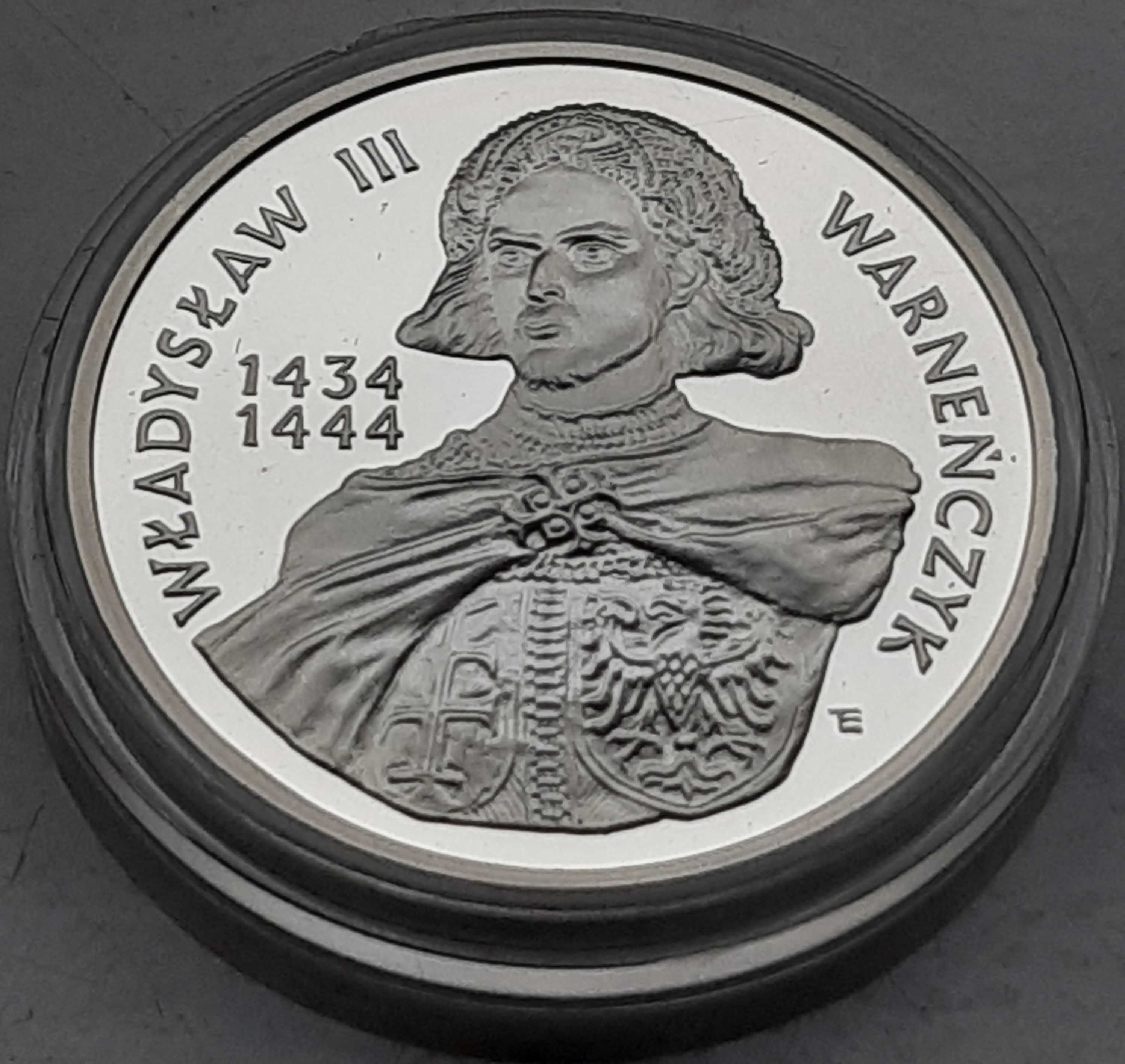 200000 zł, 1992, Władysław III Warneńczyk, półpostać, lustrzanka Ag