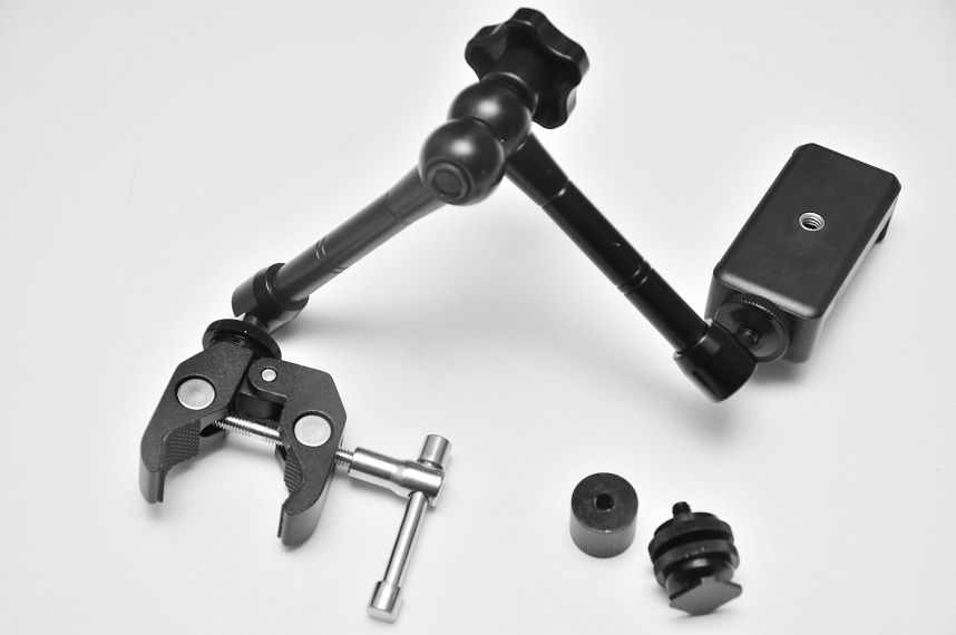 Шарнир Magic Arm 11" + Краб Струбцина Держатель телефона 1/4 штатив