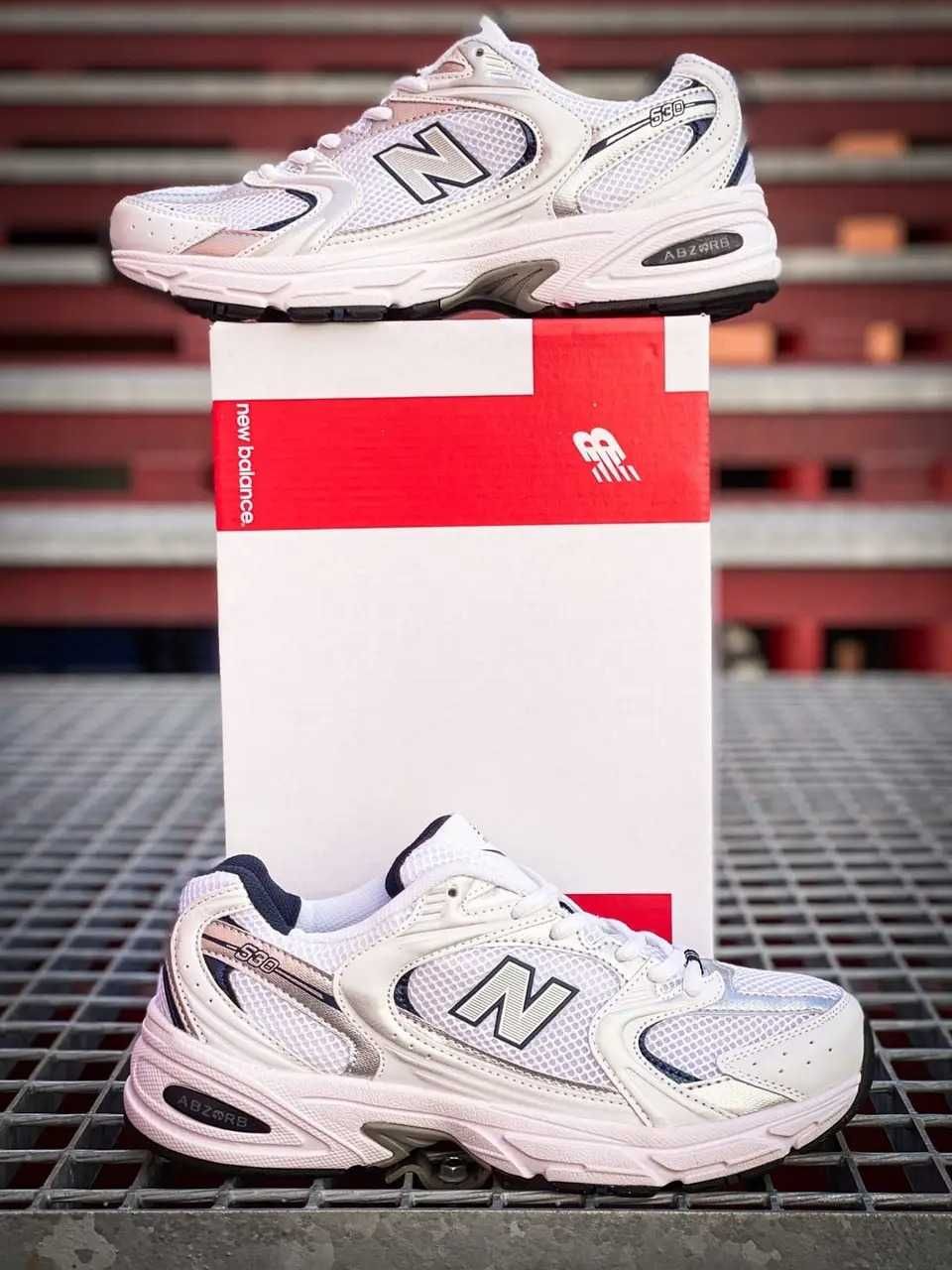 Кроссовки Мужские New Balance 530 White/Кросівки Чоловічі Нью Беланс