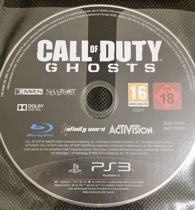 Call of Duty Ghosts PS3 wojna elita jednostka wojskowa sieciowa multip