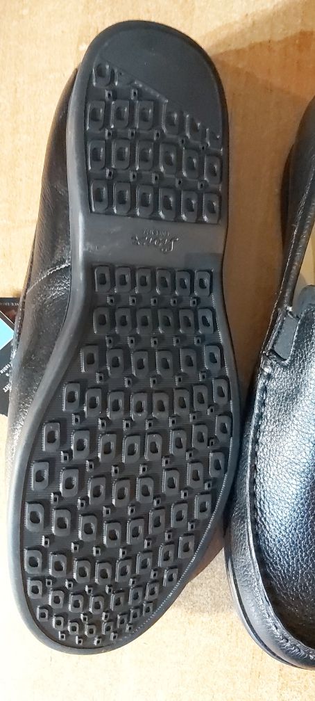 SIOUX  Ecco Mokassin 9 1/2G handgenaht skórzane wygodne super  29cm
