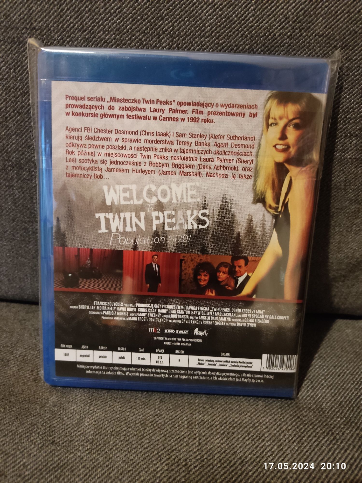 Miasteczko Twin Peaks Ogniu krocz ze mną Blu ray lektor  David Lynch