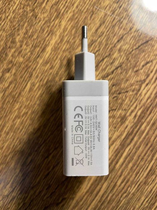 Швидкий зарядний пристрій HNT-QC40W 33W Quick Charge 3.0 USB Adapter