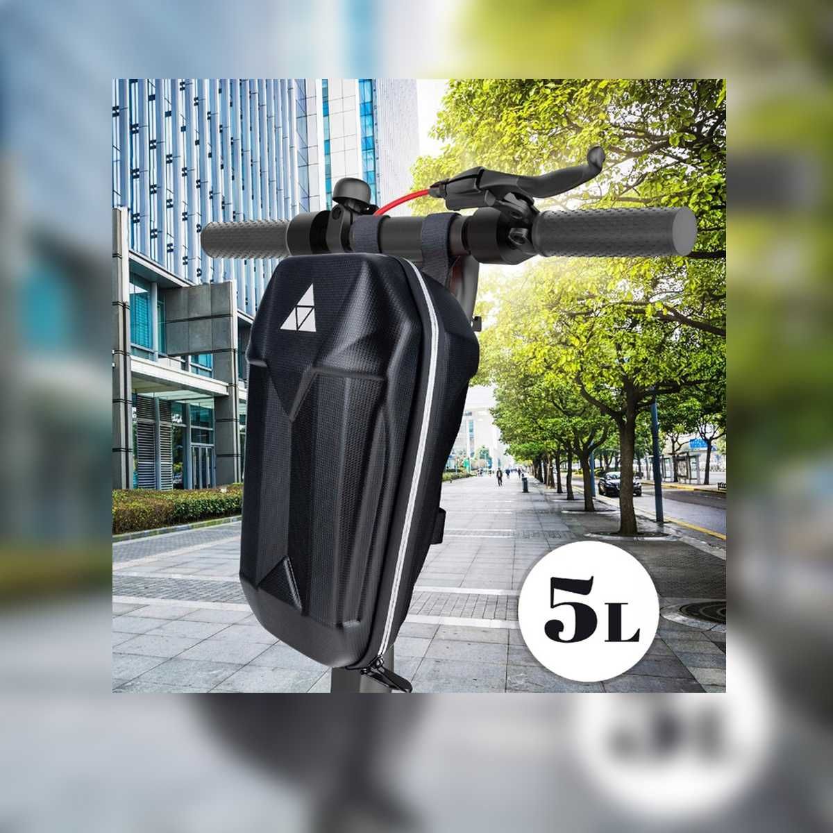 Torba sakwa na HULAJNOGĘ usztywniana odblaskowa solidna pojemna 5l
