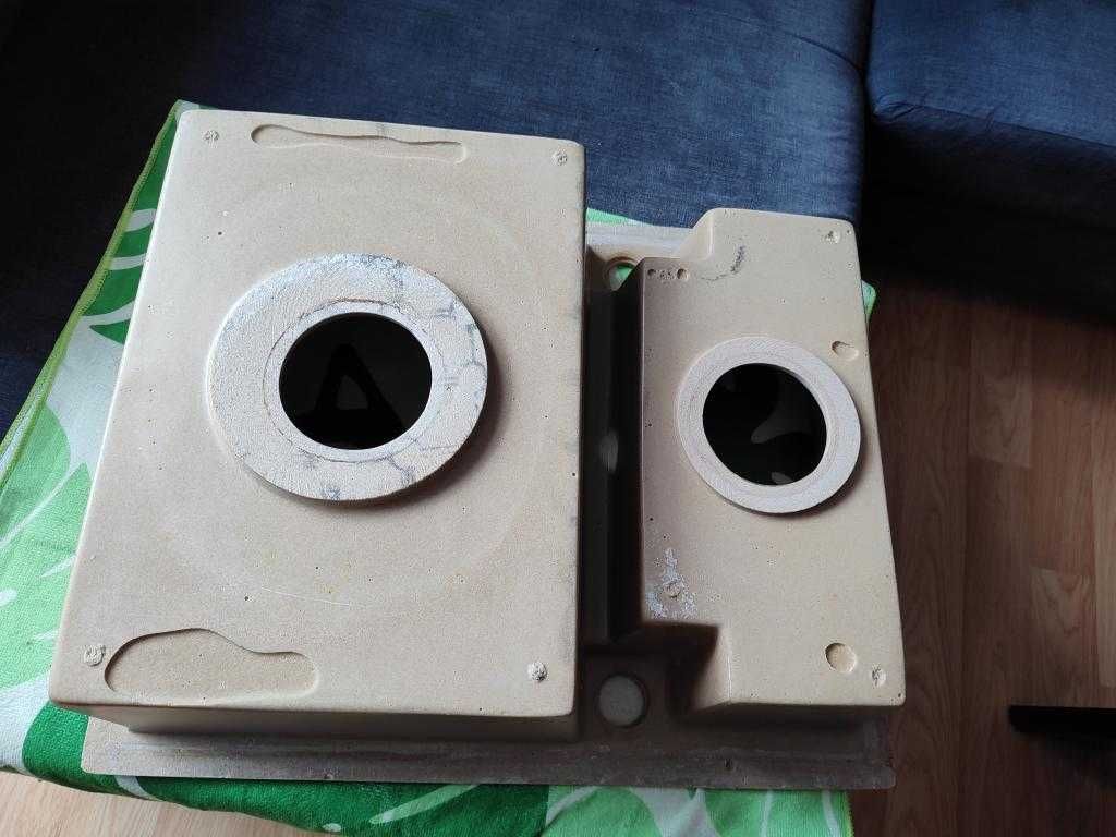 Zlewozmywak granitowy model JORG   60cm   1,5 komorowy Beżowy Stan DB