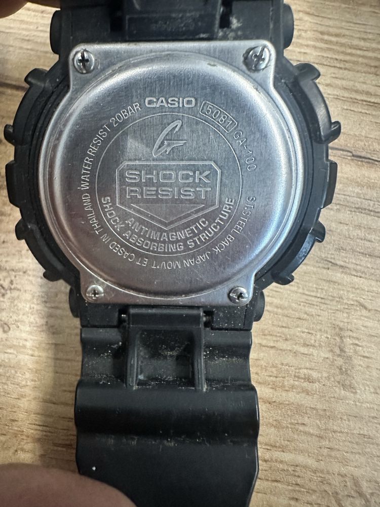 zegarek meski na pasku Casio G-Shock GA-100 1A1ER