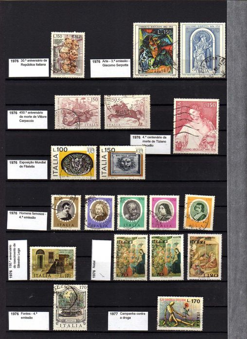 Selos Itália de 1975 a 1979