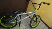 Rower BMX uszkodzony